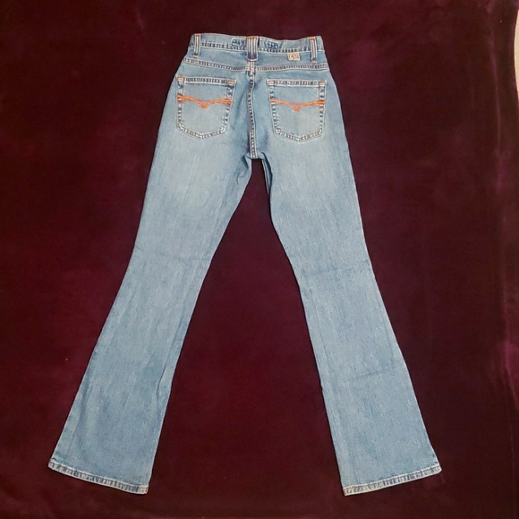 Vintage Cruel Girl Low Rise Flare Light Wash Jeans - Picture 7 of 15